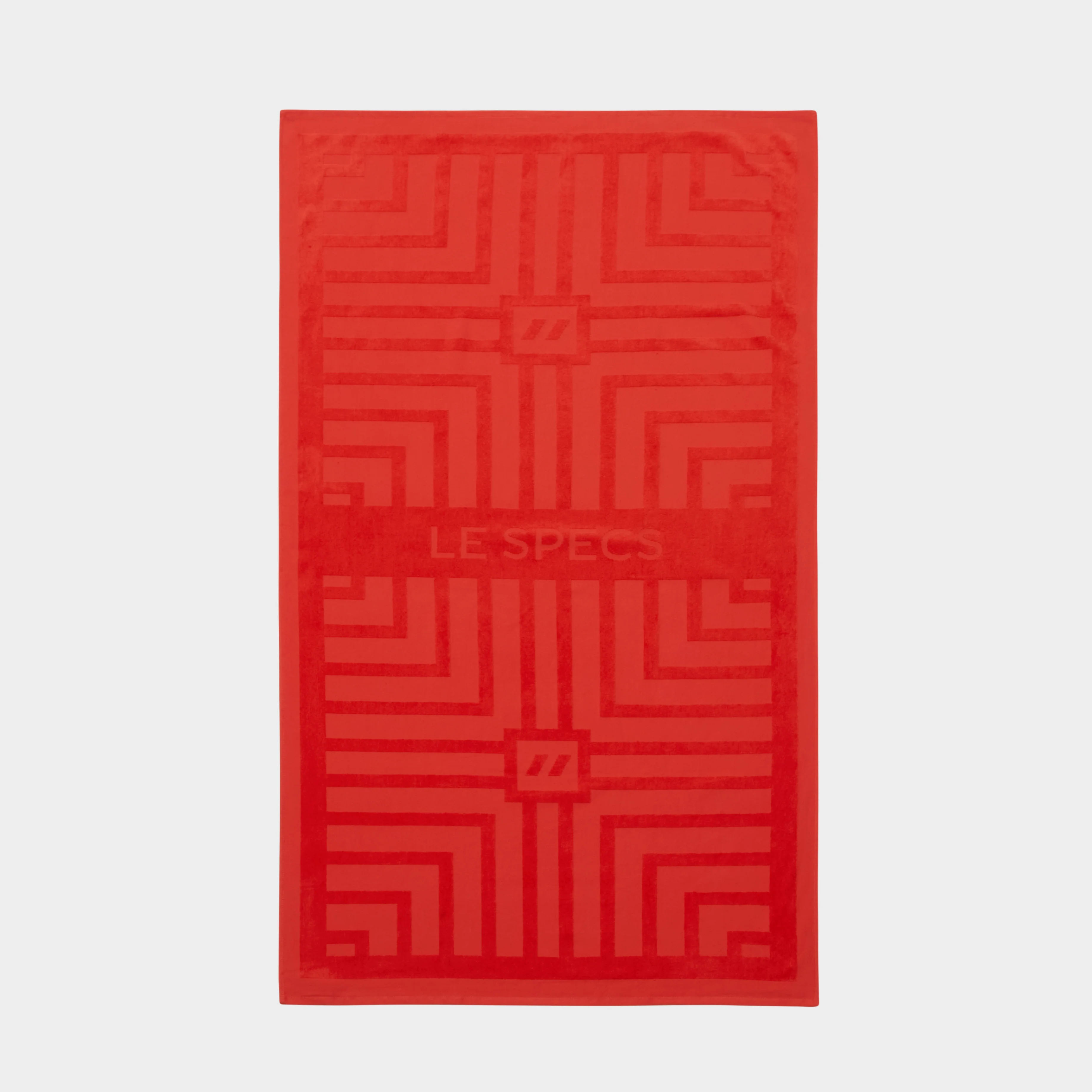 LE SPECS BEACH TOWEL | CHILLI RED - Image 3